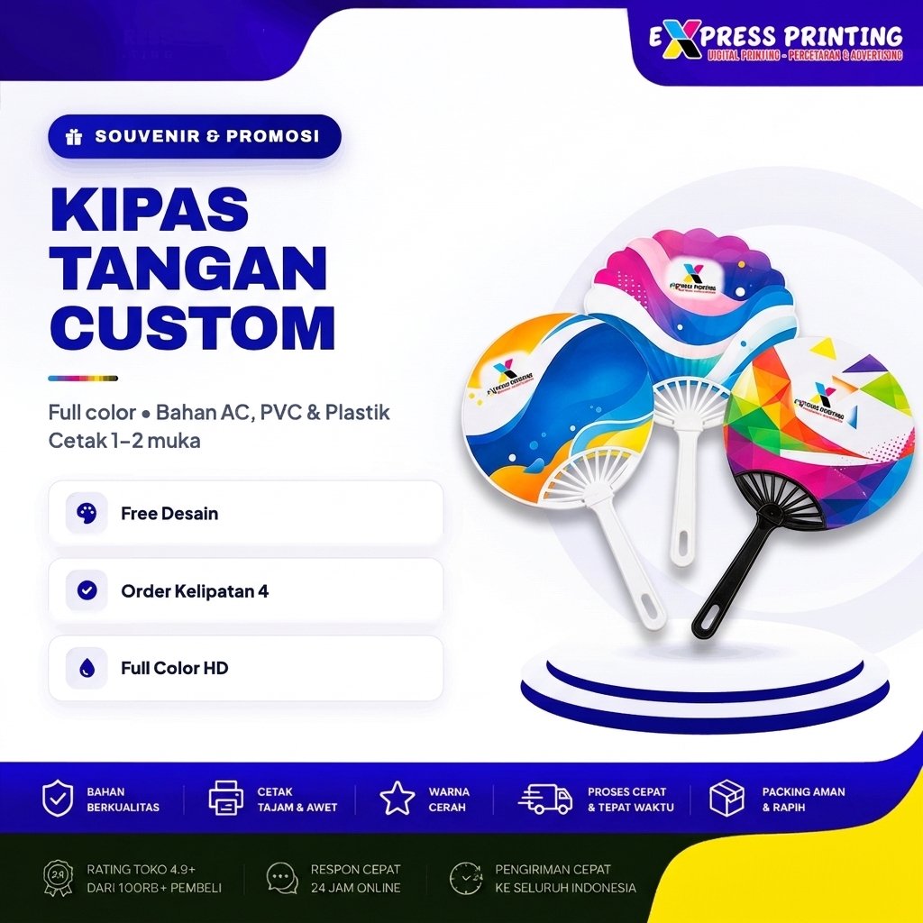 Kipas Tangan Custom