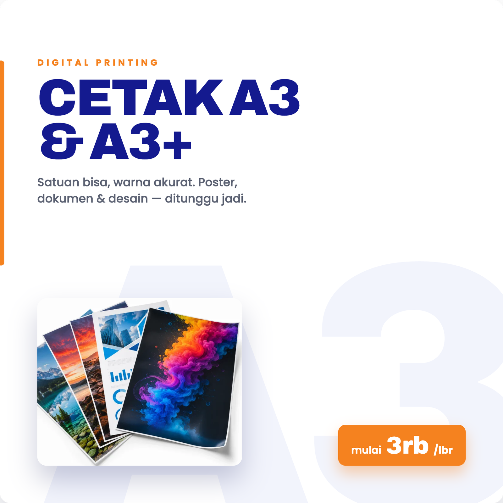 Cetak Print A3