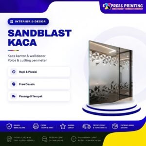 Sandblast Kaca