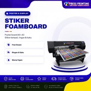Stiker Foamboard