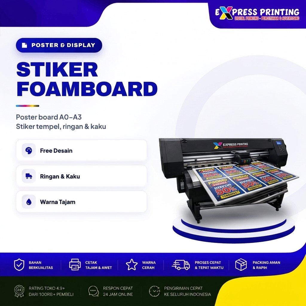 Stiker Foamboard