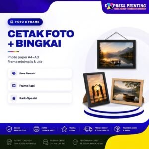 Cetak Foto + Bingkai