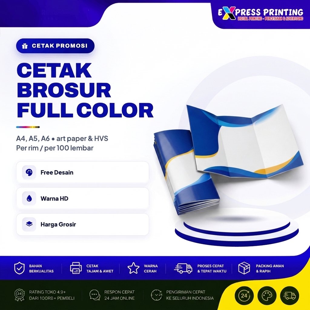 Cetak Brosur Full Color