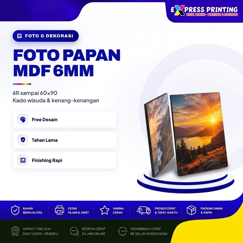 Foto Papan MDF 6mm
