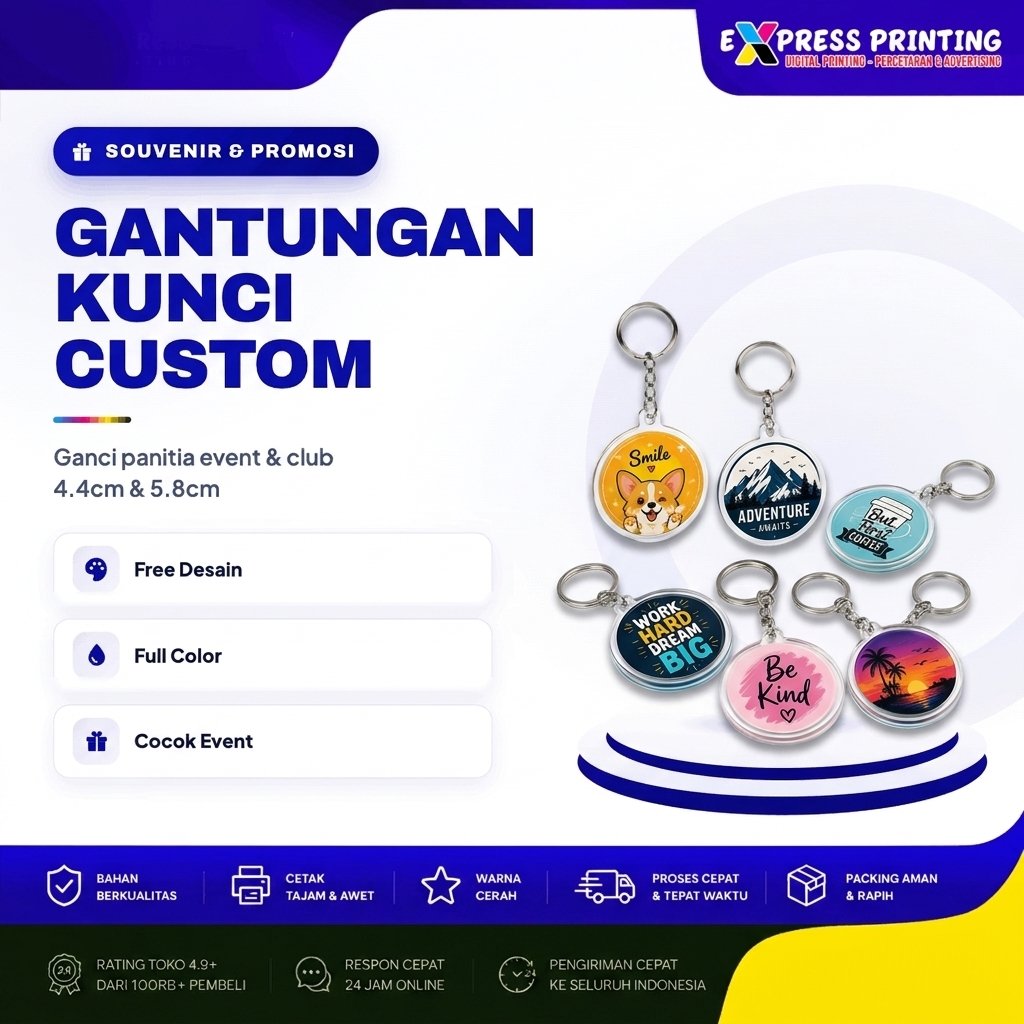Gantungan Kunci Custom