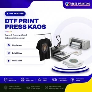 DTF Print Press Kaos